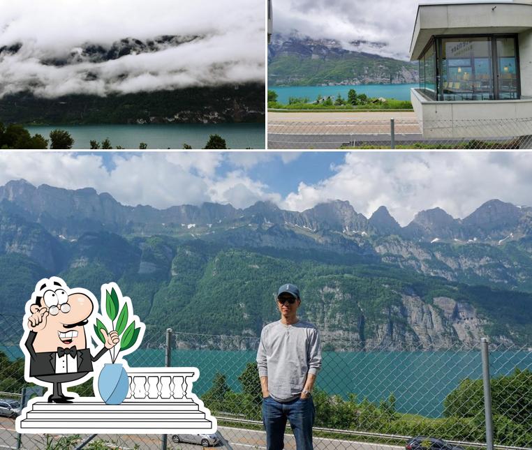 Gli esterni di Raststätte Walensee Bergsboden Süd