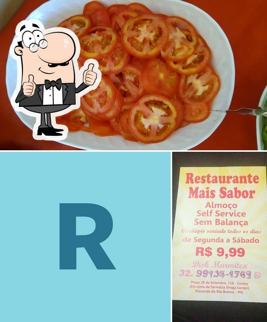 Look at this picture of Restaurante mais sabor