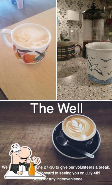Enjoy a drink at The Well Coffee House