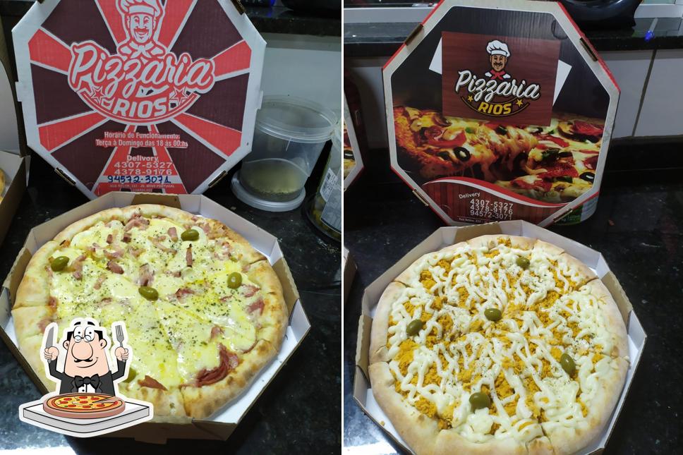 Peça diferentes estilos de pizza