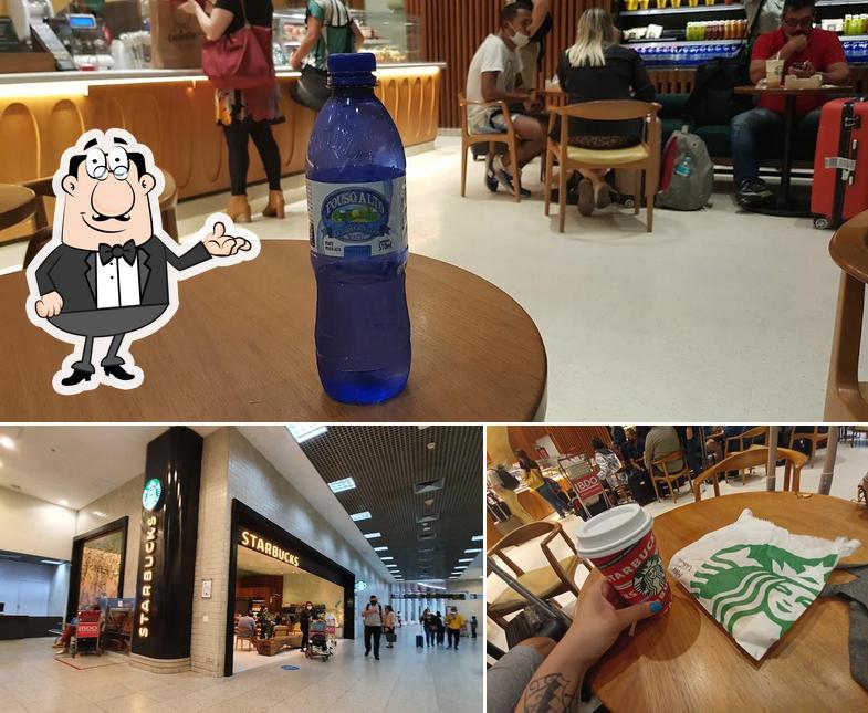 Veja imagens do interior do Starbucks - Santos Dumont