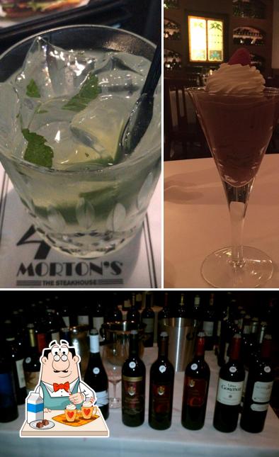 Enjoy a drink at Morton's The Steakhouse