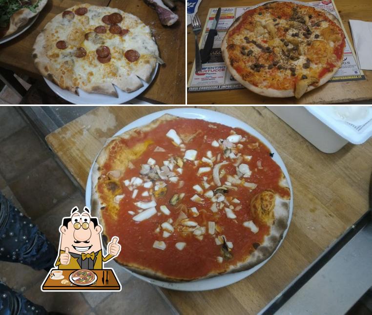 Scegli una pizza a Pizzeria Lo Scimpanze'