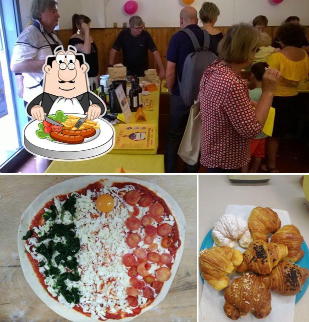 Dai un’occhiata alla foto che presenta la cibo e interni di Pizzeria dell'Angolo