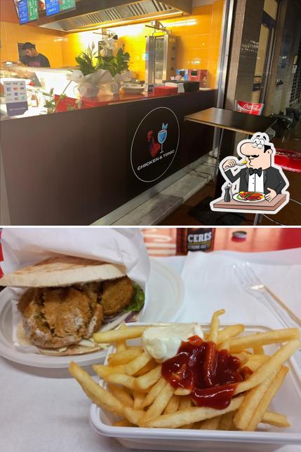 Panino con maiale stirato al Chicken & tonic