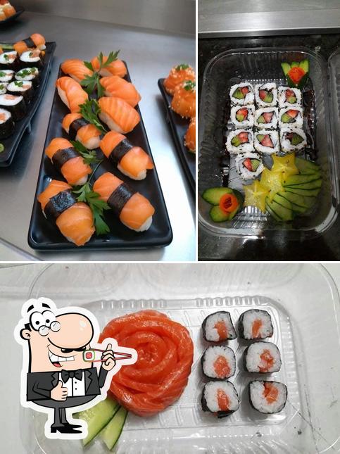 Escolha diversas opções de sushi