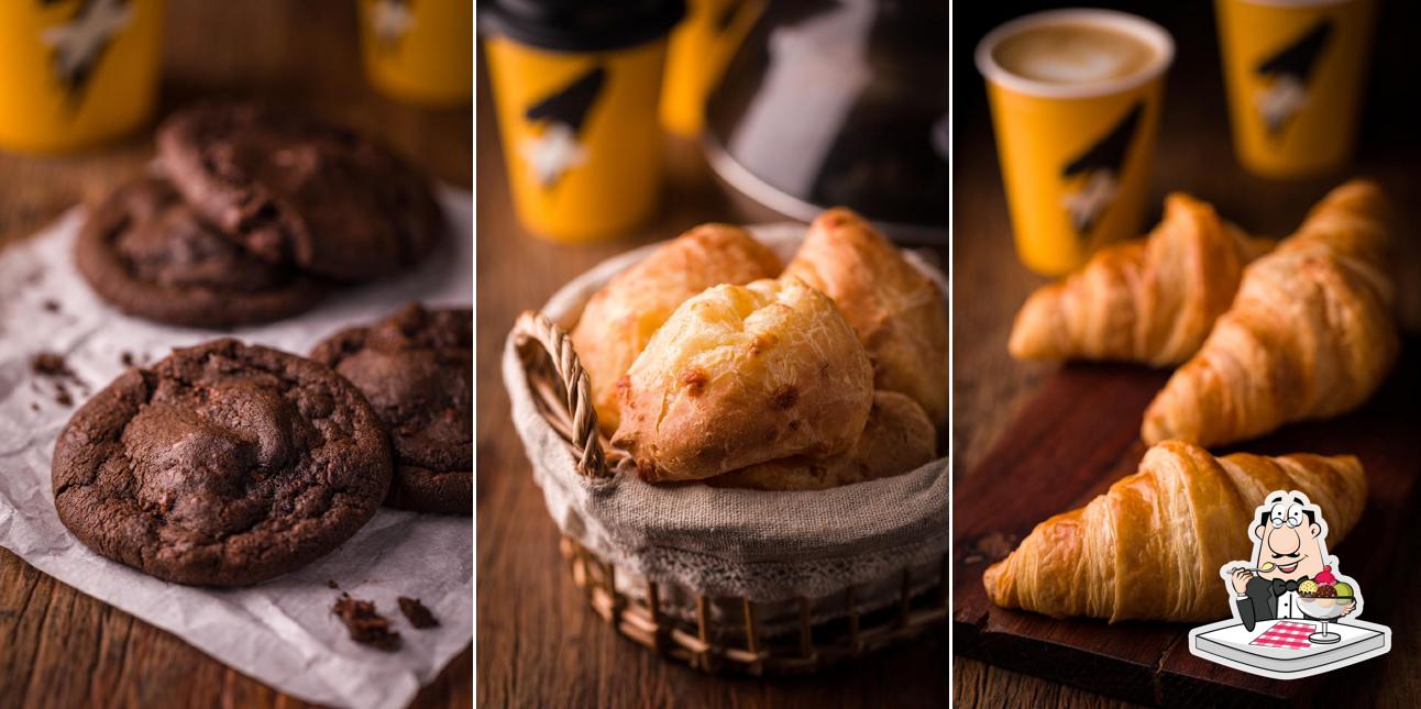 Cafeteria Mais1 Café - Nova Friburgo serve uma variedade de sobremesas