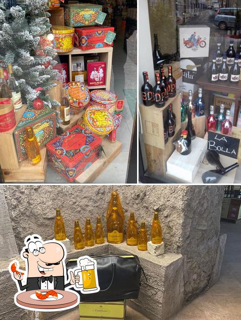 Puoi goderti un rinfrescante bicchiere di birra chiara o scura