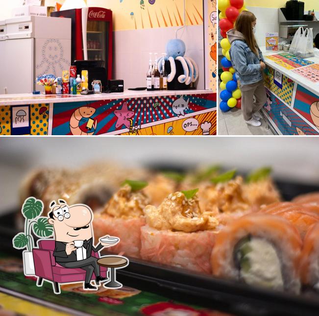 L’image de la intérieur et sushi concernant Eoki