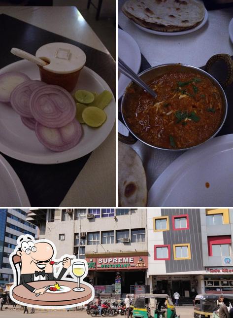 Among different things one can find food and exterior at Supreme Restaurant