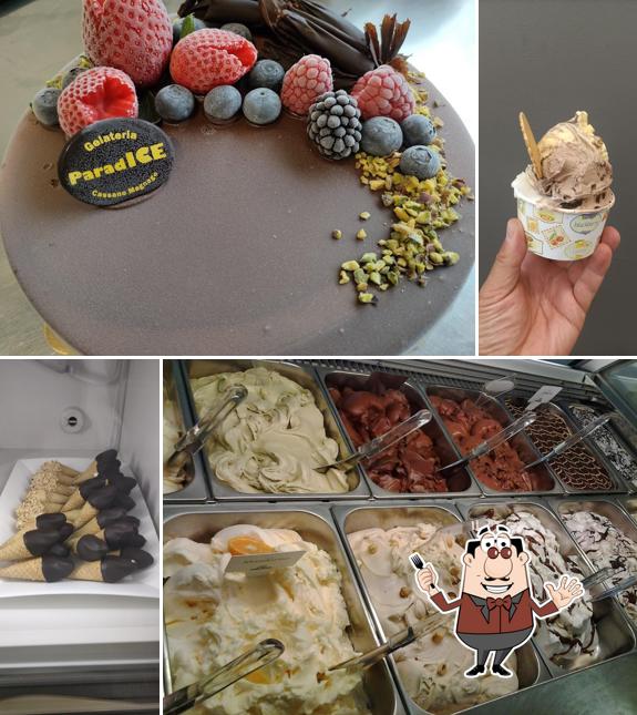 Cibo al Gelateria ParadICE