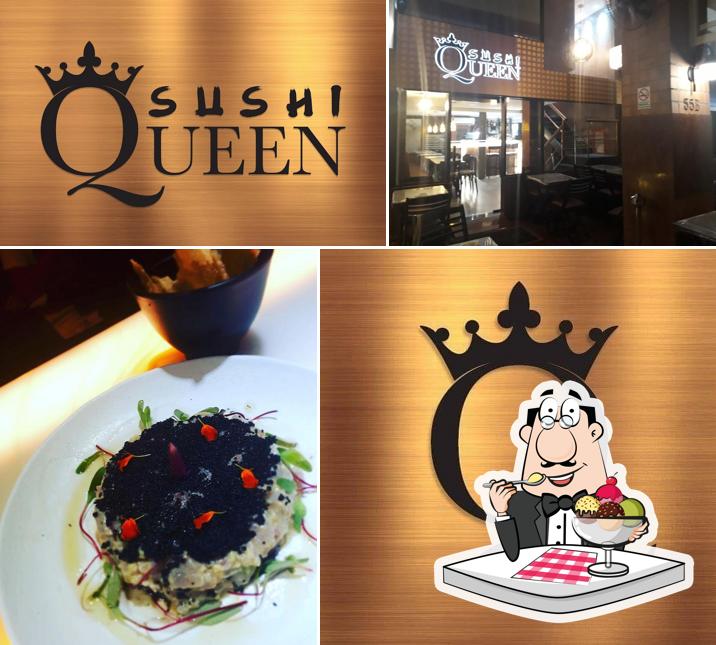 Sushi Queen oferece uma escolha de pratos doces