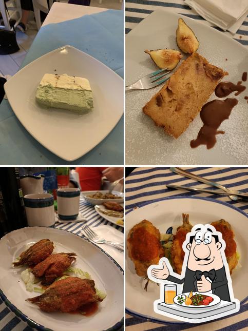 Platti al Ittiturismo La cucina del Saragone