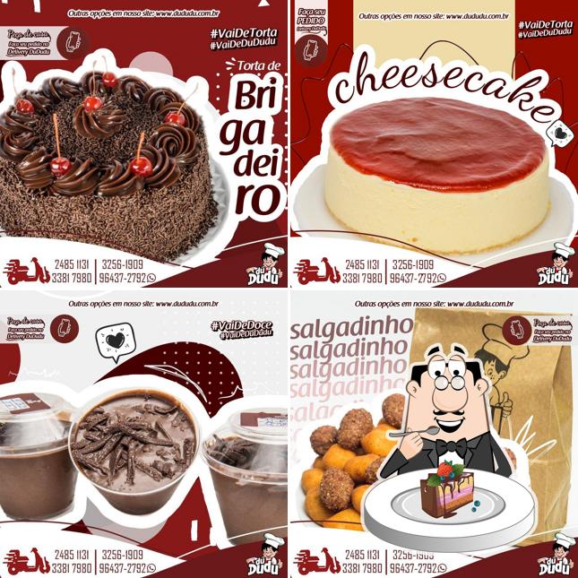 Bolo de chocolate em Confeitaria DuDudu