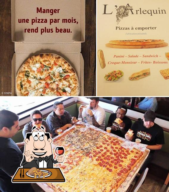 Essayez des pizzas à L'arlequin