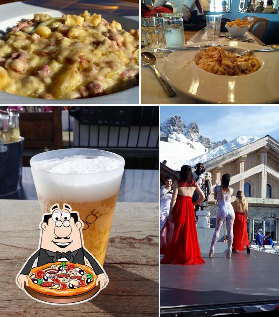 Essayez des pizzas à La Folie Douce Méribel-Courchevel