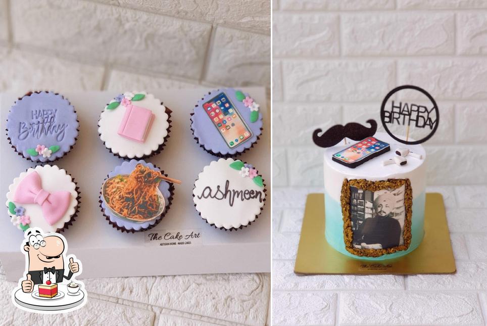 The Cake Art offers a selection of sweet dishes