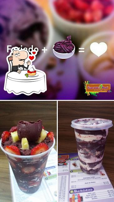 Expresso Açai serve uma seleção de pratos doces