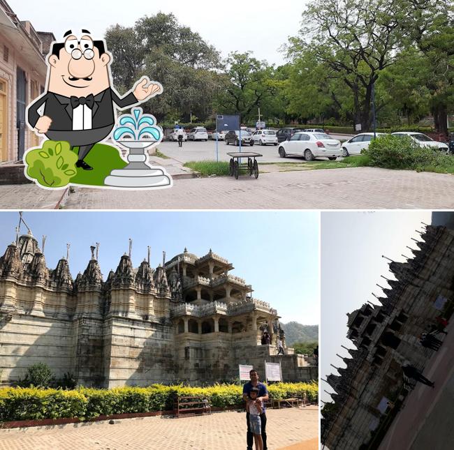 You can get some fresh air outside Ranakpur Tirth Bhojanshala