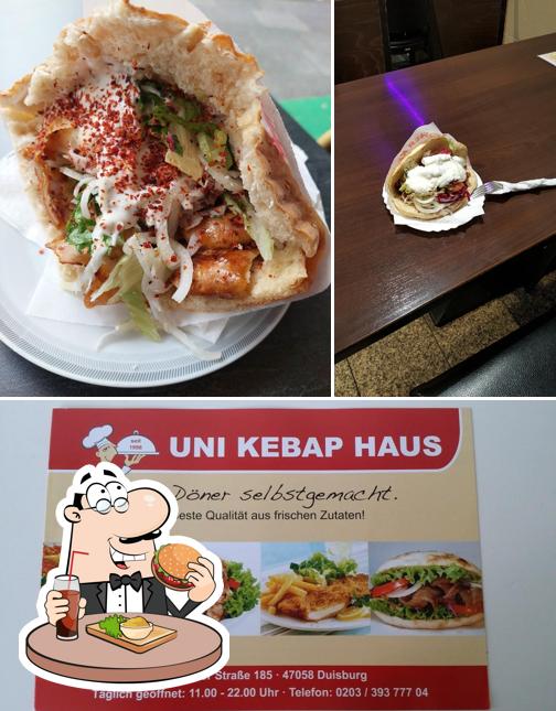 Prenez un hamburger à Uni Kebab Haus