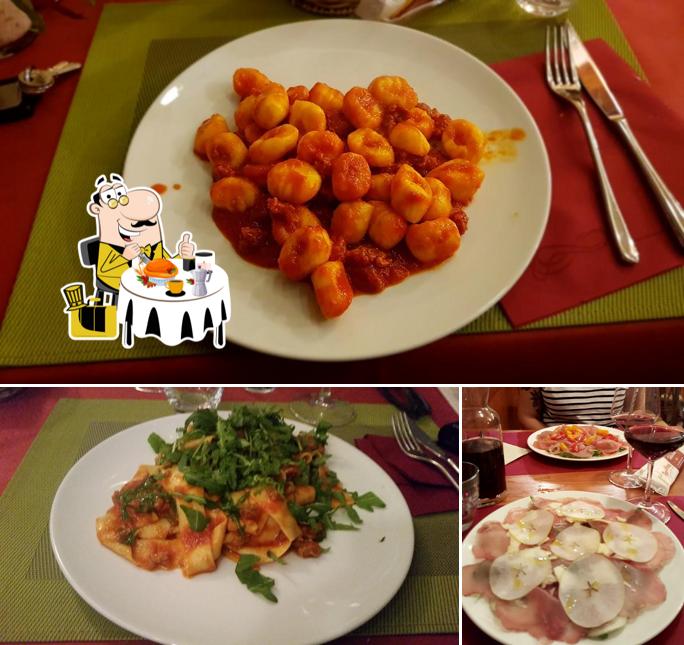 La immagine della cibo e vino di Hostaria G. Strehler