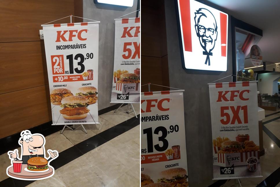 Os hambúrgueres do KFC irão satisfazer uma variedade de gostos