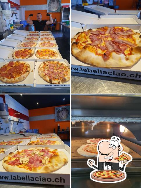 Choisissez des pizzas à La Bella Ciao Delémont