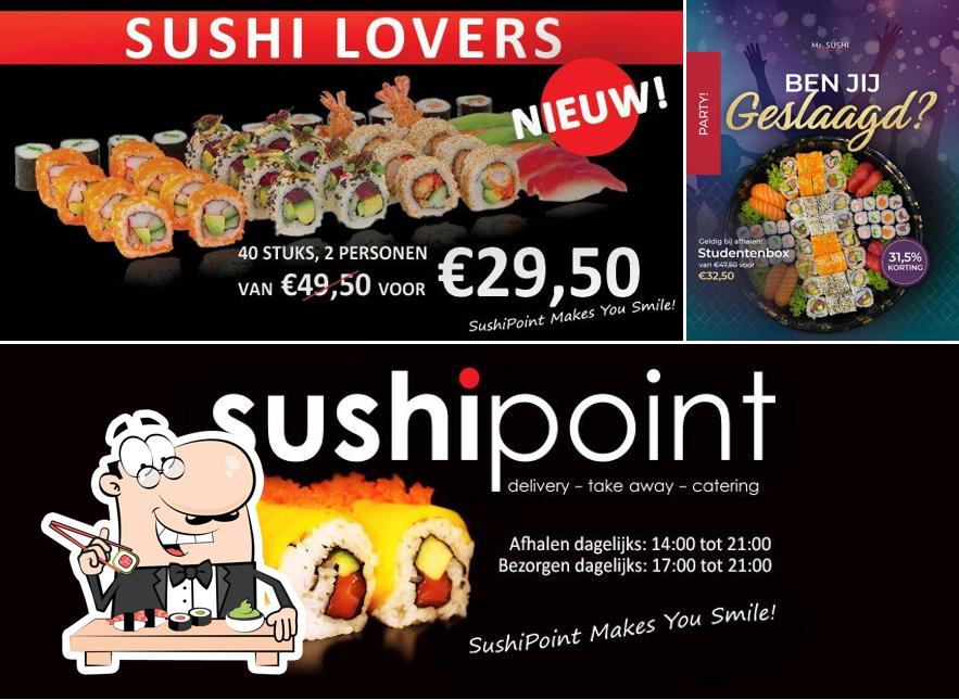 Les sushi sont offerts par SushiPoint Amstelveen