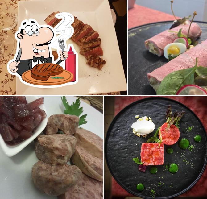 Закажите блюда из мяса в "Hosteria Del Capel Rosso"