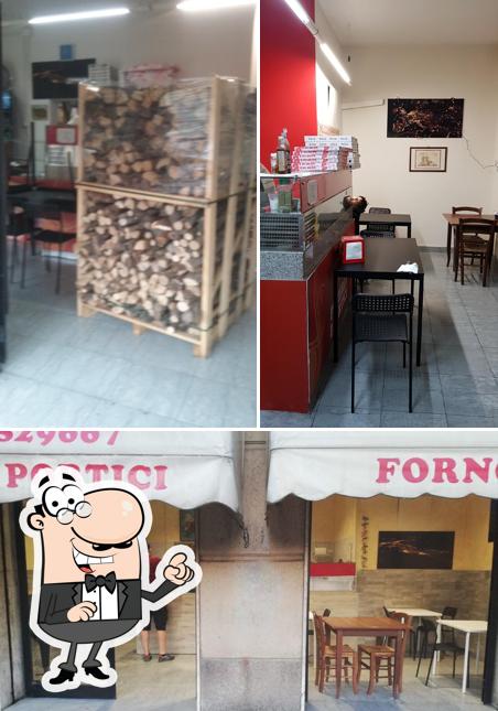 Gli interni di Pizzeria I Portici Modena