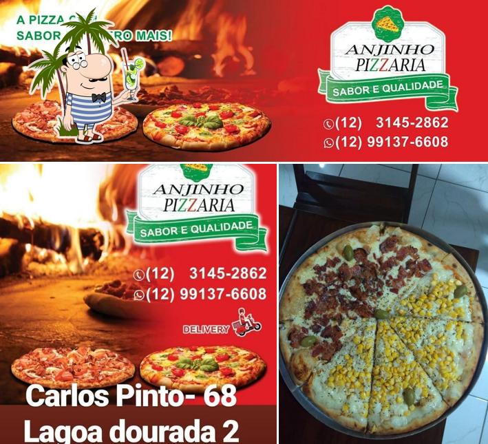 Look at the photo of Anjinho Pizzaria