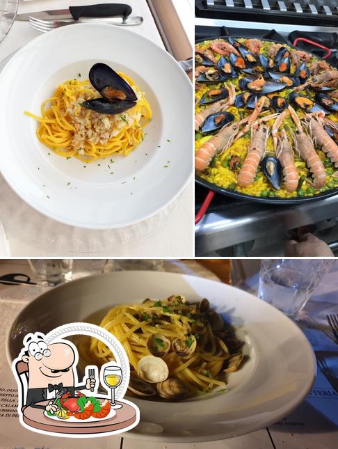 Ordina la cucina di mare a Ex Chalet-Ristorante Il Caicco