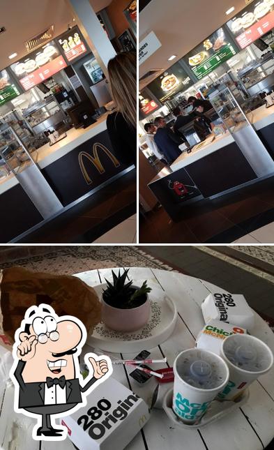 L'intérieur de McDonald's