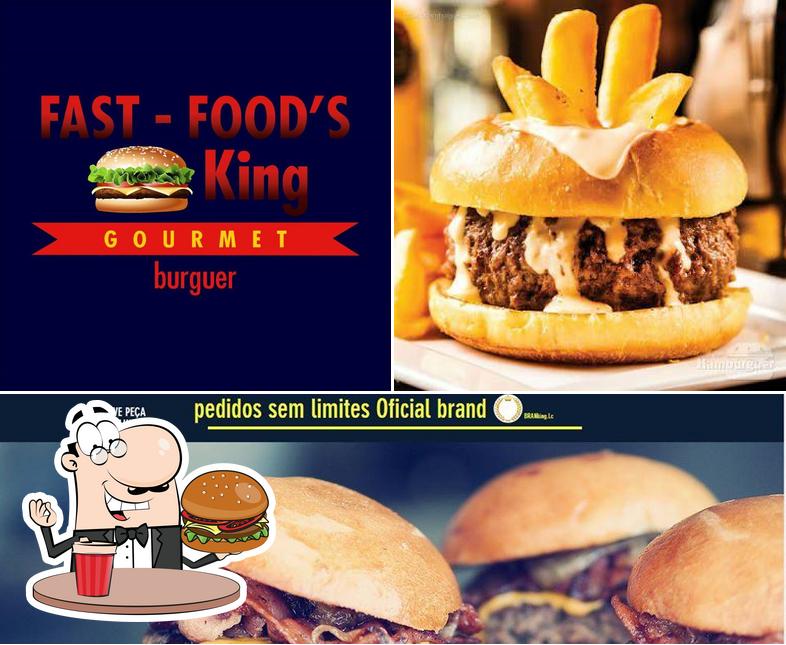 Закажите гамбургеры в "Fast - Food's King Gourmet Burger"