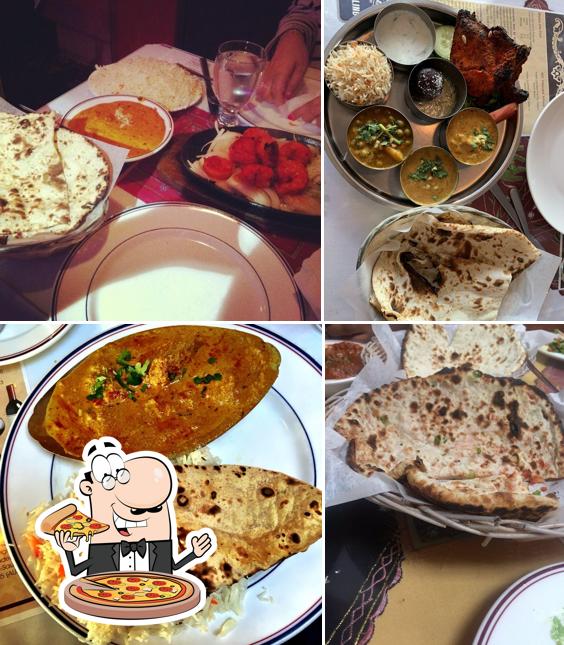 Get pizza at A Taste Of India Restaurant