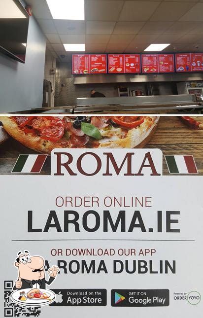 Elige una pizza en La Roma Dublin