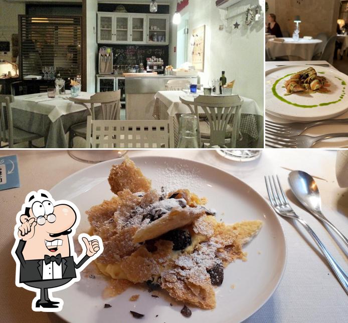 La foto di interni e cibo da Trattoria Le Nuvole