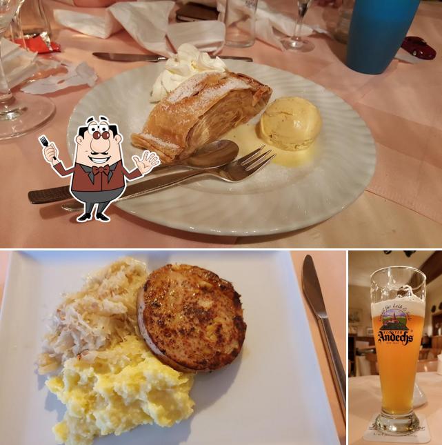 Among different things one can find food and beer at Dazert