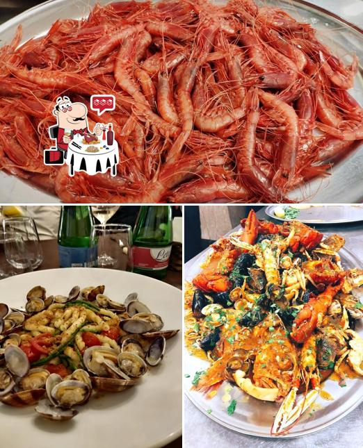 Prova tra i vari pasti di mare disponibili a Antica Trattoria Da N'dino