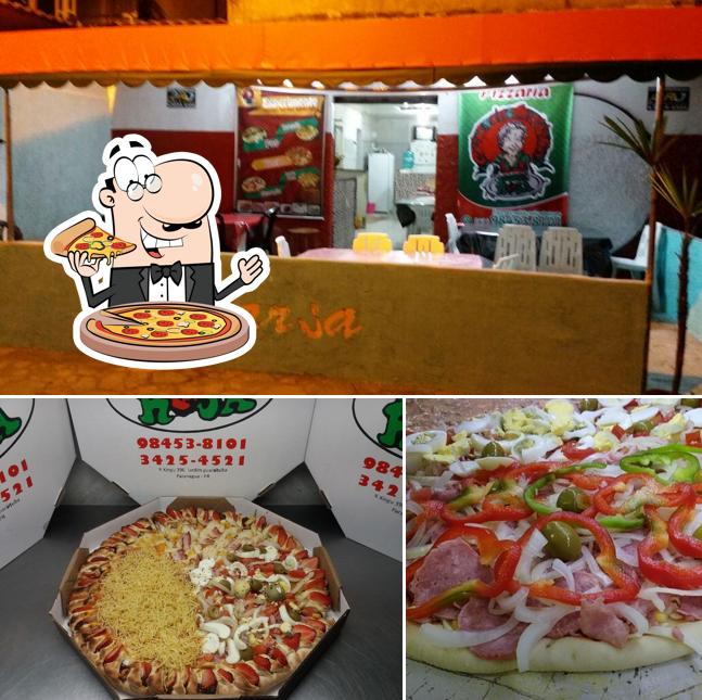 Experimente pizza no Pizzaria Nona Rosa Pizza Delivery