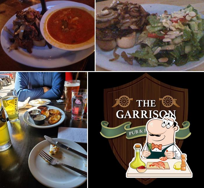Order seafood at The Garrison Pub & Eatery