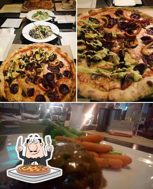 Try out pizza at Camacho