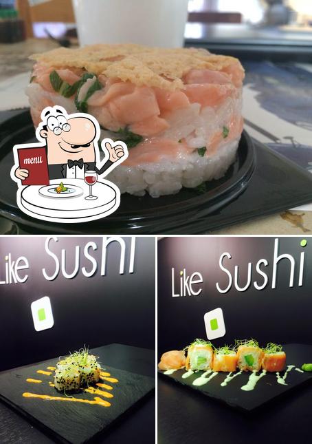 Nourriture à Like sushi biganos