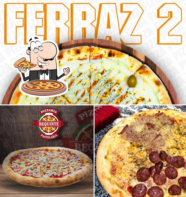 Peça diversos estilos de pizza