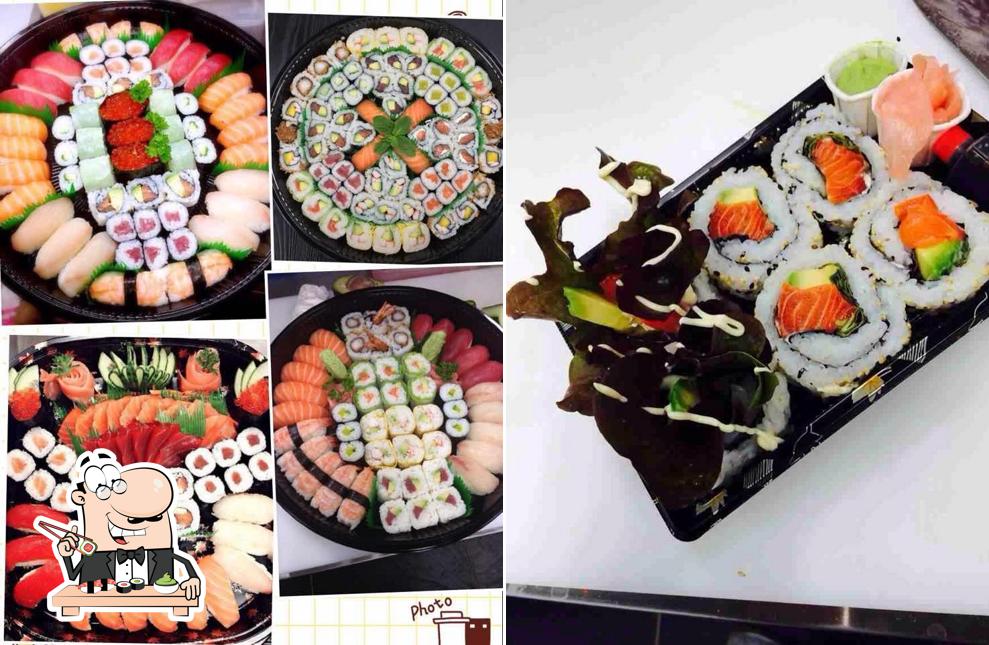 Les sushi sont disponibles à He's Sushi