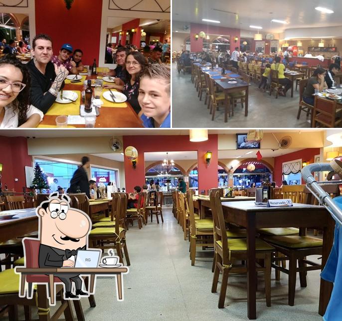 Veja imagens do interior do Cascata Pizzas Unidade - Rodízio