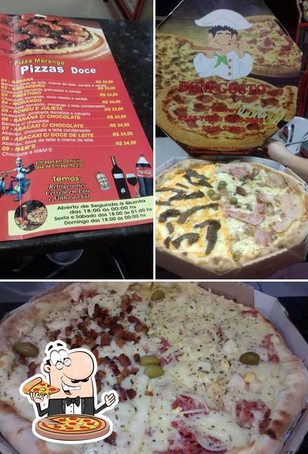 Consiga pizza no Bom Gosto Pizzaria