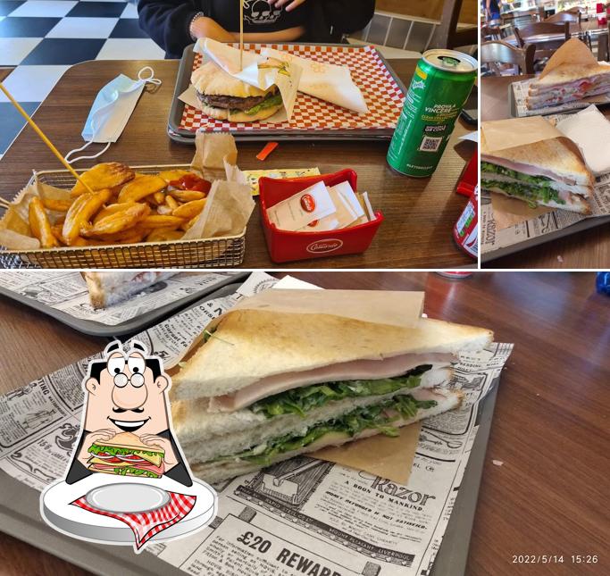 Scegli un panino a Burger American Diner