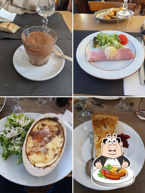 Food at Cafe Hotel de Paris