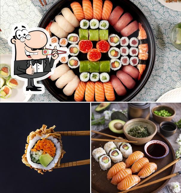 Scegli le varie opzioni di sushi